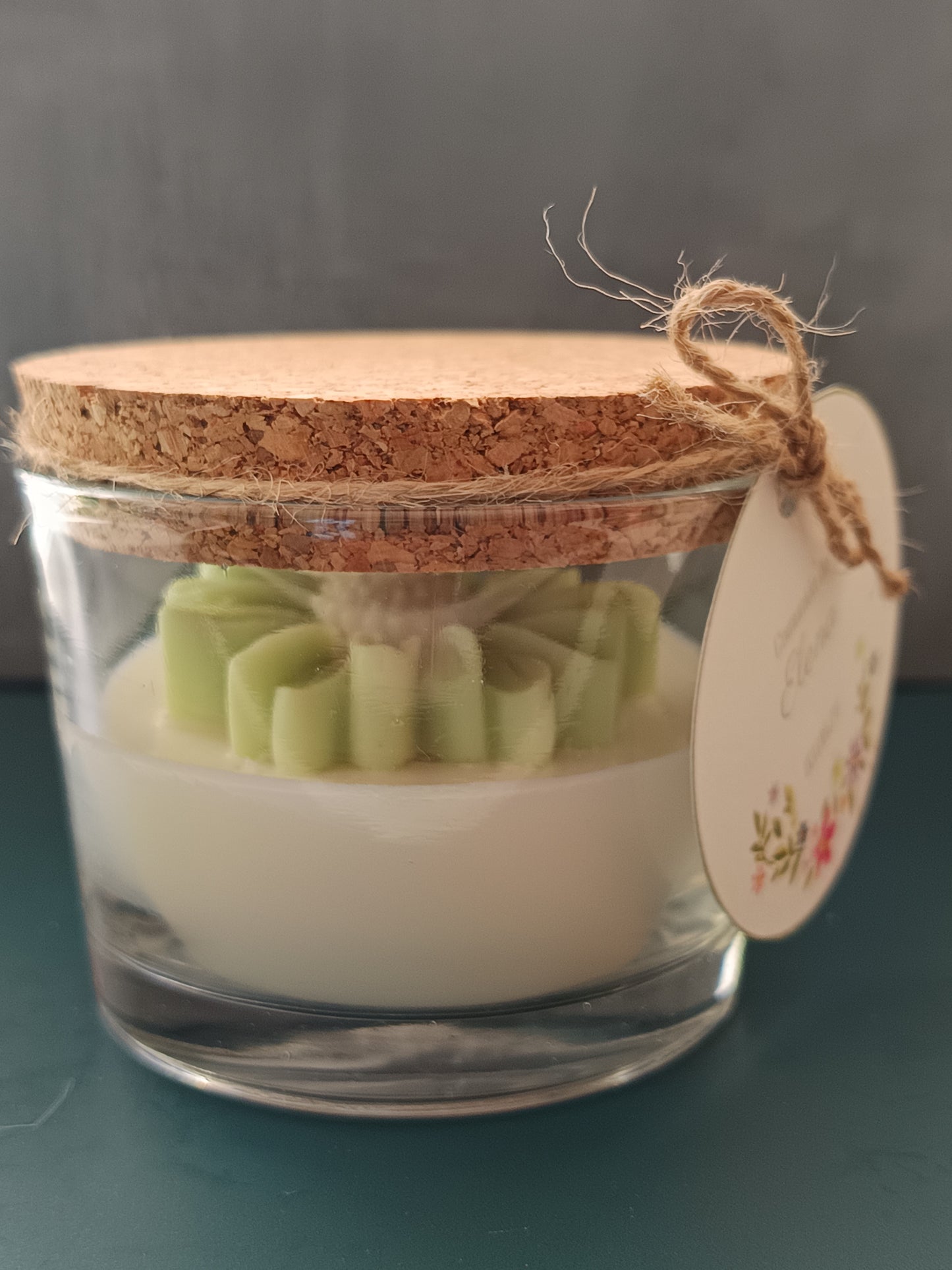 4/ Detalles para Eventos: Vaso decorado con margarita