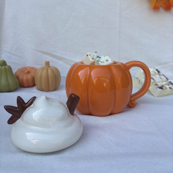 Taza calabaza nata 2 Quemador Taza calabaza con nata